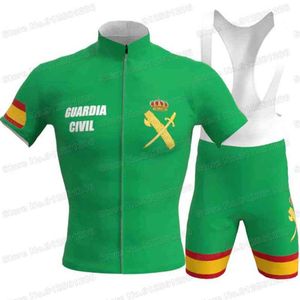 Civil Guard Cycling Jersey Set Summer Cycling Clothing Men shirt Road Bike Suit Bicycle Bib Shorts MTB Maillot Ciclismo Ropa