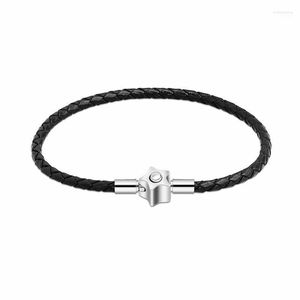 Charm-Armbänder MylongingCharm 2 Stück Bulksale Lederarmband Kette Edelstahl Schließfach für Schiebeperlen Schmuckherstellung Rodn22