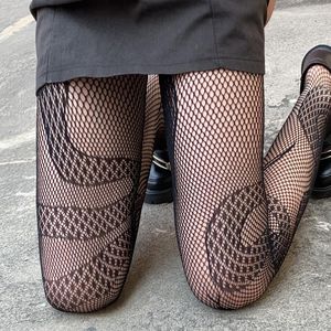 Socks & Hosiery Snake Tights Women Pantyhose 2022 Fashion Pattern Fishnet Stockings Sexy Harajuku Nylon Women's Lolita TightsSocks