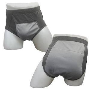 MUITAS PANTES MENINAS Incontinência lavável shorts abrem roupas íntimas adultos Paciente de calça respirável reutilizável para a próstata 500mLunderpant
