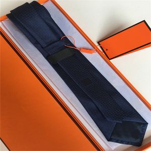 Luxury Necktie High Quality Men's Letter 100% Tie Silk black blue Aldult Jacquard Party Wedding Business Woven Fashion Design Hawaii Neck Ties box 120
