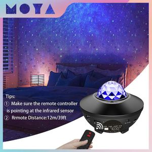 Galaxy Projector Star Night Light with IR Remote Control Timing Setting For Baby Kids Adults Home Theater