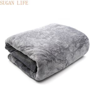 Легкие тонкие механические стирные фланелевые одеяло клетки Супер теплые мягкие одеяла бросают на дистанцию ​​протекания.