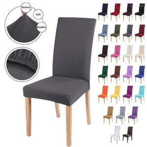 Stuhlhussen Großhandel Slipcover Abnehmbare Anti-schmutzige Sitzbezug Spandex Küche Für Bankett Abendessen Restaurant Housse De Chaise