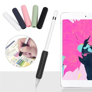 Pen Grip Non-Slip Protective Cover For Apple Pencil 1 2 Generation Silicone Easy to Hold the Stylus Protective Covers
