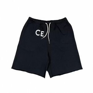 Men's Shorts Plus Size Style Shorts Summer Beach Beach High Street Cotton Extra Large Stretch Pants Casual Black White Luxury Brand Men's Beach Pants