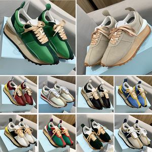 Mens Womens Lanvi Designer de Luxo Running Shoes UED Nylon Calfskin Bumpr Sneakers Classic of the 70s Weeenlessnes Comfo