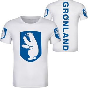 GREENLAND T Shirt Nome Numero Grl T-shirt Po Abbigliamento Stampa Fai da te su misura gratuita Non sbiadisce Non incrinato Maglietta Jersey 220609