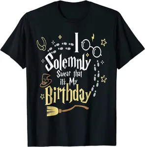 Herren-T-Shirts Ich schwöre feierlich, dass mein Geburtstag lustiges T-Shirt ist