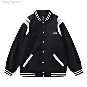 Fashion Brand Men's Jackets New American Retro Letter Embroidered Coat Men Y2K Jacket