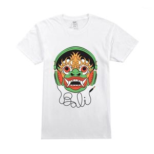 T-shirt da uomo 2022 Summer Anime Devil Head Stampa Street Trend T-shirt da uomo O-Collo Camicia sportiva Top Gym S-XL