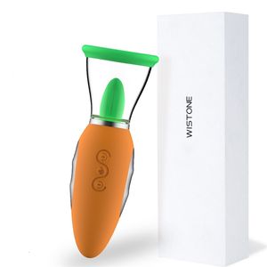 Sex toy massager Vibrator Toys for Women Sucking Vagina Sucker Clitoris Masturbator Nipple Stimulator Tongue Licking Adults