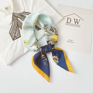 Роскошные дизайнерские шарфы Креват для женщин, модных шарфов, галстуков, пакетов волос, размер: 70см * 70см