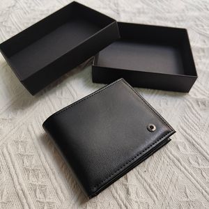 Travel Storage Wallet Casual Cardholder Leather Wallet Business Style Credit Card Storage Bag Portable Coin Purse Brand Original Box