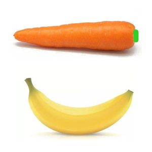 Shapeable Banana Carrot Vegetable Squeeze Novelty Fidget s Stress Relief Not Squish Toy Kids Palythings 220629