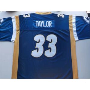 UF Chen37 희귀 축구 저지 남성 청소년 여성 빈티지 Akron Zips Jason Taylor High School Jerseys Size S-5XL 이름 또는 번호