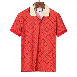 남성 스타일리스트 폴로 셔츠 럭셔리 이탈리아 남성 의류 반팔 패션 캐주얼 남성 여름 T 셔츠 다양한 색상을 사용할 수 있습니다 크기 M-4XL