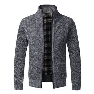Men's Winter Thick Business Casual Sweater Coats Cardigan Men Slim Fit Knitwear Outwear Warm Autumn Sweater Jumper Men M-3XL 201221