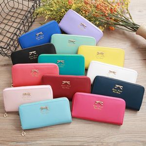 Women's wallets in various colors