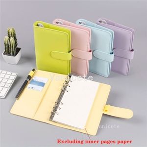 A6 Notebbook Binder Business Office Planner Повестка дня Инструменты Блокноты Color PU кожаная обложка ZC1179