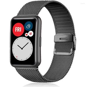 Assista Bands Band Magnetic Band para Huawei Fit Strap Acessórios Metal Sliding Sliding Bracelet 2022 Hele22