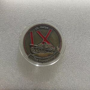 Geschenke US Army IX Corps Copper 38TH Parallel Korea War Forgotten War Commemorative Coin.cx