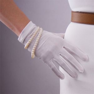 100% naturalne jedwabne rękawiczki żeńskie cienki krem ​​do przeciwsłonecznej UV oddychający sen nawilżający elastyczny ekran dotykowy