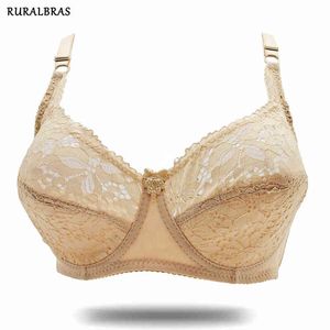 ReruralBras New Women Sexy Bra Lace Floral S Push Up Lingerie Top Female Embroidery Underwear CED for PlusサイズL220727