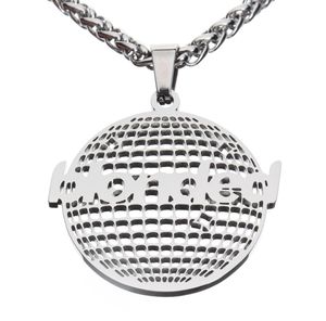 Nischdesign Blonded Pendant Halsband Män och kvinnor Hip-Hop Personality Par Fashion Street All-Match smycken Tillbehör