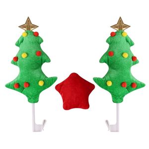 Interior Decorations Car Christmas Exterior Tree Candy Cane Red Nose Costume Kit For Home Roof-Top Decoration Unique Gift FInterior