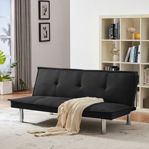 I migliori prodotti di scelta Divano letto futon pieghevole moderno imbottito in lino per spazi abitativi compatti, appartamento, dormitorio, stanza bonus W58833417