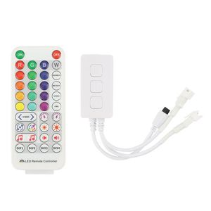 Controllers SP511E Wifi Music LED Controller For WS2812B WS2811 Addressable Pixel RGB Strip Dual Output Alexa Voice APP Control