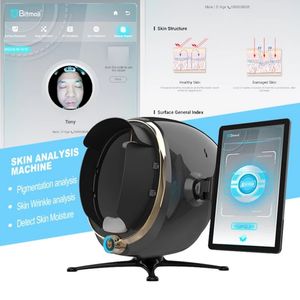 AI Profession Intelligent Imager 8 Spectrum Digital Magic Mirror Skin Scanner Analysator Ansiktsanalys Spa Salon Använd skönhetsmaskin
