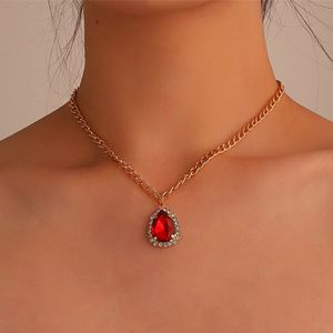 Elegante micro-set Zircon pingente colar para mulheres casamento nupcial vintage luxo clavícula cadeia acessórios de jóias