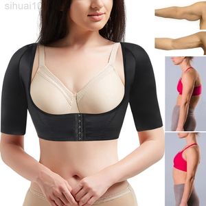 Upper Arm Shaper Post chirurgico Maniche a compressione più intelligenti Humpback Pore Corrector Slimming Arm Wraps Perdita di peso Canotte L220802