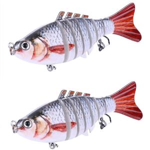 1PCS połączone multi sekcji Łowoty 10 cm 155G Wobbler Crankbait sztuczna twarda przynęta Swimbait Trolling Carp Carging Sprzęt 220726