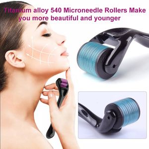 Derma Roller Titanium Beauty Microneedle Roller Edelstahl Dermaroller Rolling Micro Needle Haut oder Aufhellung von Flecken, Entfernung von Akne und Reparatur von Narben