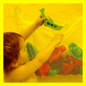 Sacos de armazenamento dobrar banheiro bebê pendurar banheira saco de brinquedos de pump cálice cestas de chuveiro
