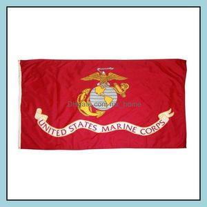 Banner Flags Festive Party Supplies Home Garden 300pcs Direct Factory 3x5ftts 90x150cm Stati Uniti di American USA US Army USMC Marine Co Co