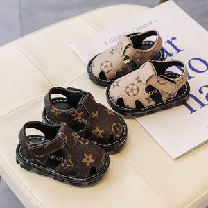 Sandalet doğdu bebek erkek moda yaz bebek çocuklar yumuşak beşik ayakkabılar yürümeye başlayan kızlar anti slip