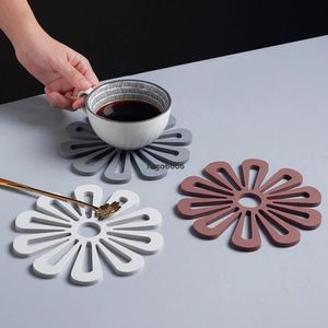 Sublimacja Styl Nordic Zagęszczone Silikonowe Podkładka Izolacja Pad Niepoślizgowy Izolacja Teacup Dishes Tableware Table Mata Dekoracja