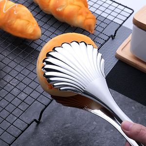 Kitchen Tools Shell Food Clip Stainless Steel Bread Clip BBQ Meat Western Pastry Mantou