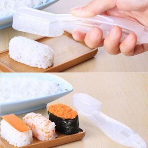 Kit De Moldeo al por mayor-Molde de sushi onigiri creador de bolas de arroz buque de guerra moldes de sushis bento bolas de arroz óvalo fabricando herramientas de cocina de desayuno kit de sushi fácil