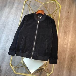 Men Jacket Jacket estilo casual moda todos os streetwear de streetwear com zíper de colarinho Cardigan Casaco de alta qualidade 220301