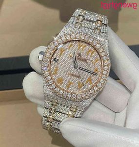 Chinese diamond custom hip hop trend high quality movement jewelry watch AHFT FQPM