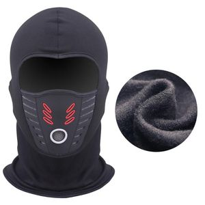 Motorradhelme, Polarfleece, Wolle, Sturmhaube, Halswärmer, Gesichtsmaskenabdeckung, atmungsaktiv, winddicht, für Fahrrad, Ski, Snowboard, schwarzes Innenfutter