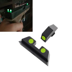 Tactical Accessories Tactical Hunting Glow Sight Green Dot For Glock 17/19/22/23/24/26/27/33/34/35 In Day and Night Use Glow Sights