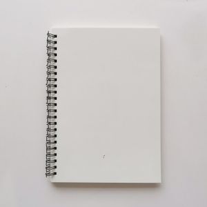 Sublimação em branco Notebook Espiral Journal Fio Limite Liso Branco Notepad Atacado O tamanho do presente personalizado pode ser misturado ZZE13543