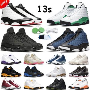 13s kap ve elbisesi basketbol ayakkabıları erkek kadınlar Jumpman 13 retro üniversite mavi cny uçuş tarihi trainer spor ayakkabılar