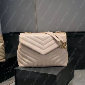 حقائب مصممة Loulou Puff Messenger Bag حقيبة Lou Crossbody أكياس جلدية حقيقية مصممة مظروف مصممون الكتف